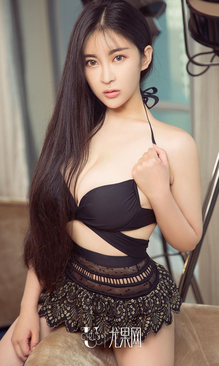 Goddess model Meng Siyu sex appeal underwear photo body appearance is attractive(21)